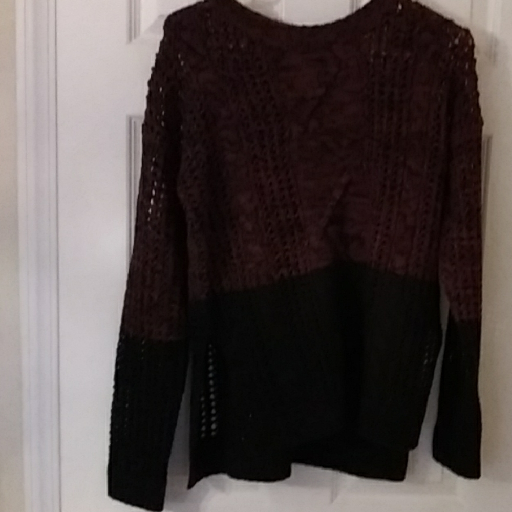 Devoted two toned sweater nwot